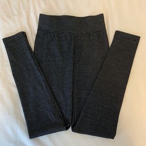 grid pattern leggings